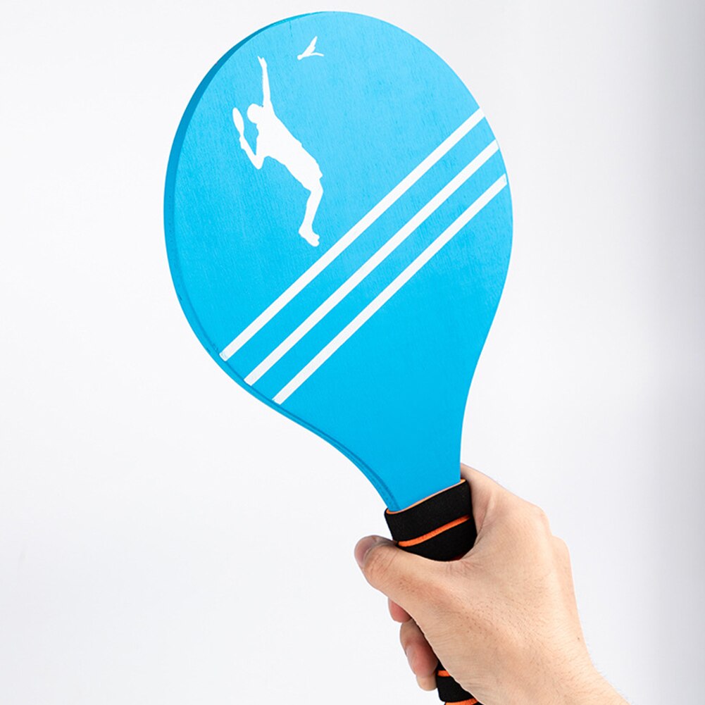 Home Entertainment Office For Kids Wooden Paddle Game Set Cricket Shoot Pingpong Beach Family Training Indoor Tennis Badminton