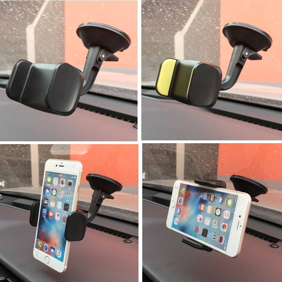 93Mm Uitschuifbare Voorruit Auto Houder 360 Draaibare Car Telefoon Houder Universele Gps Stand Mount Ondersteuning Vensterglas Auto Houder