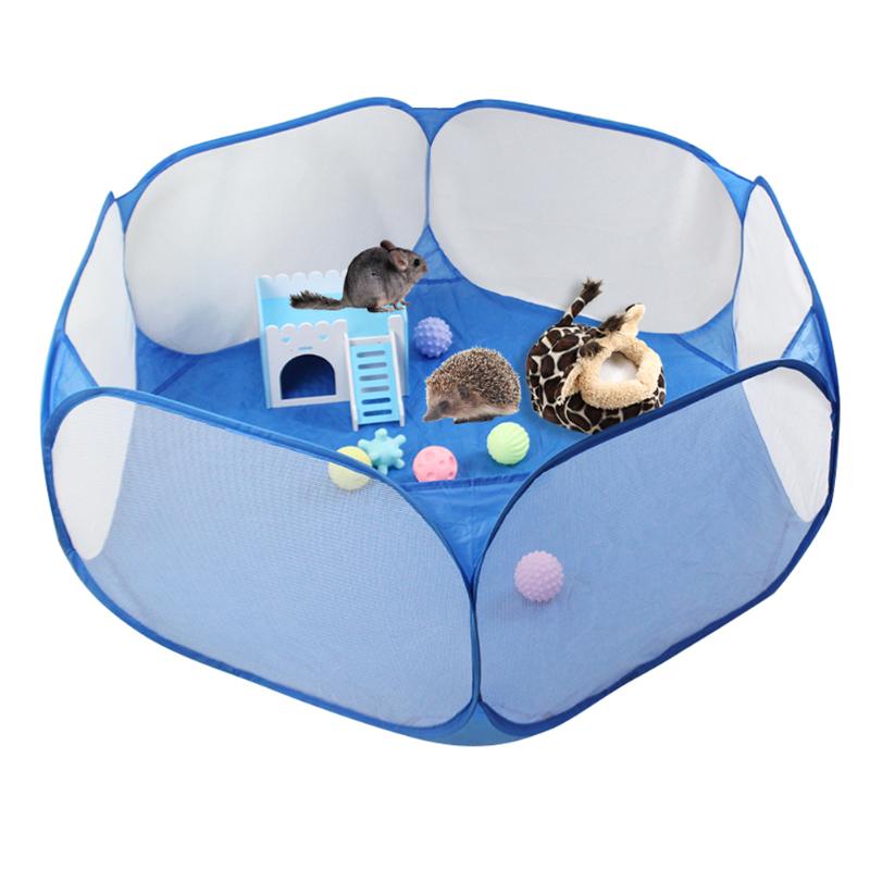 Parque para Mascotas Pop abierto interior al aire libre jaula de animales pequeños juego valla para hámster o niños jugar tienda de campaña piscina Casa de juego