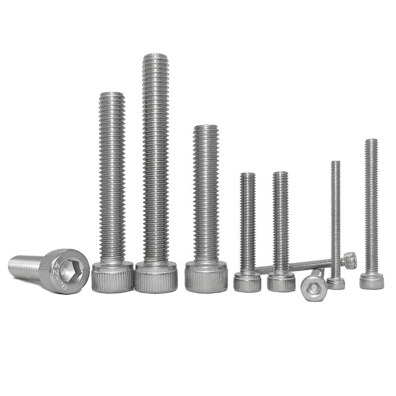 Tornillos de cabeza hexagonal M5, tornillos de 6, 8, 75, 80, 85, 90, 95, 100, 110, 120, 130, 140, 150mm de longitud, acero inoxidable 160