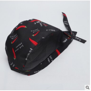 Malla de retales para hombre y mujer, Chef, cocinero de cocina de restaurante, sombreros de Ropa de Trabajo, Boina, Hotel, Bakey, camarero de café con tapa respirable: 2