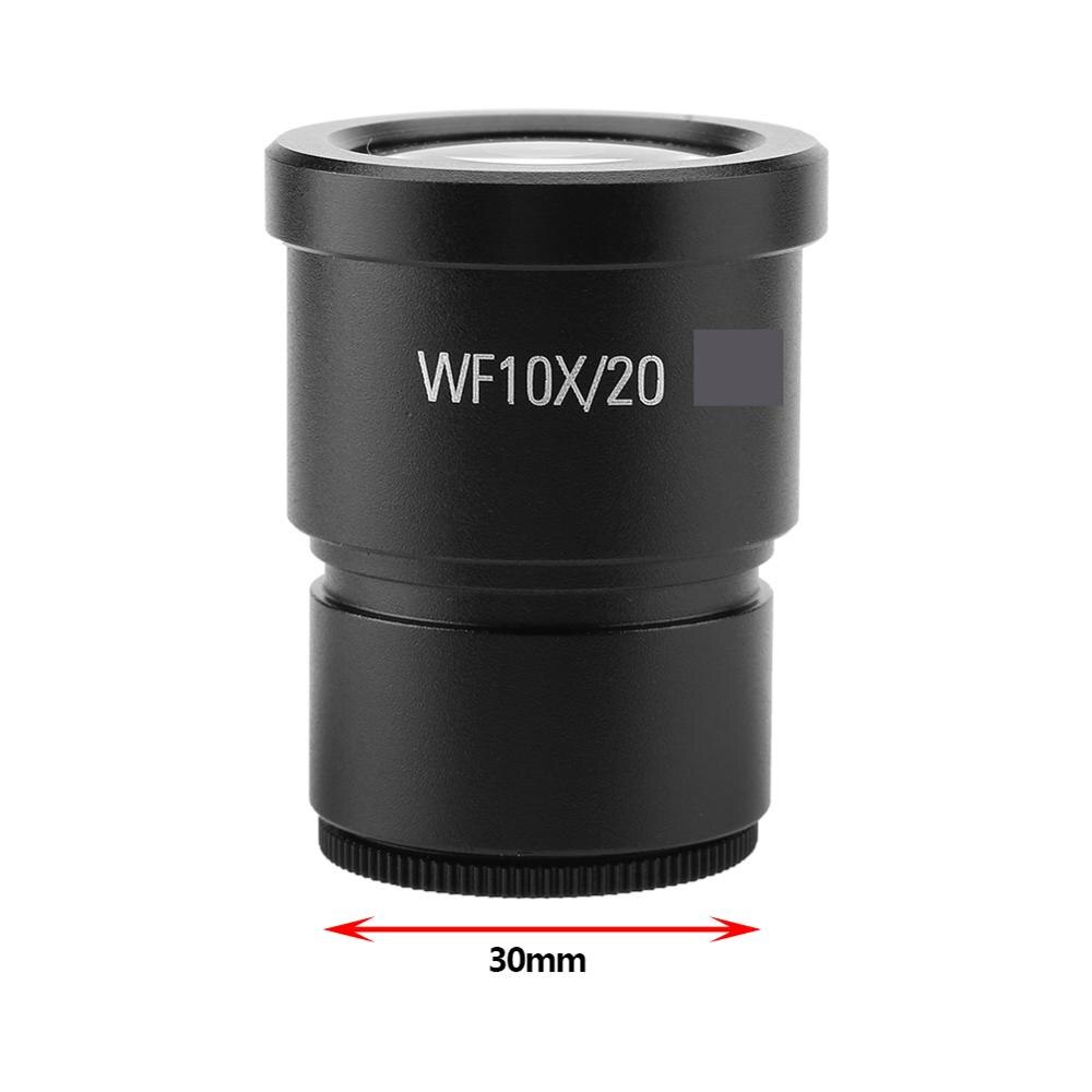 1pc WF10X/20 Wide Field Stereo Microscope Eyepiece Mounting Size 30mm Stereo Microscope Eyepiece