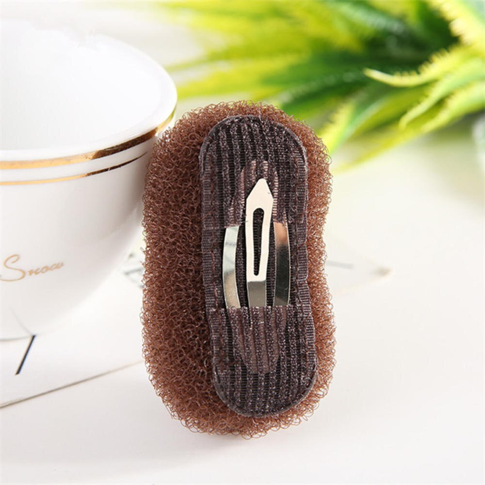 Magic Bun Hair Base Bump Hairpin Hair Tool Sponge Braider Hair Maker Styling Twist Styling Insert Braider Tool Black Beige