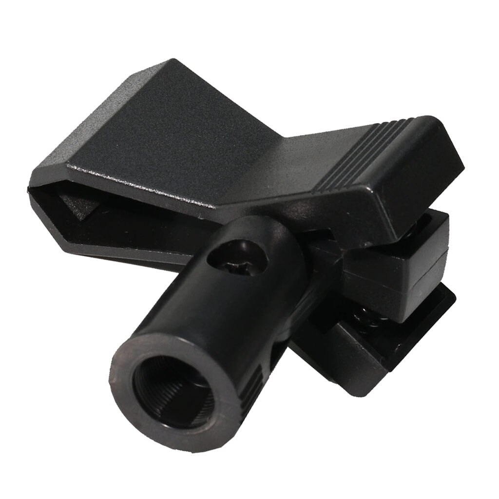 Black Microphone Clamp Adapter Adaptor for Computer Desktop Condenser Mic
