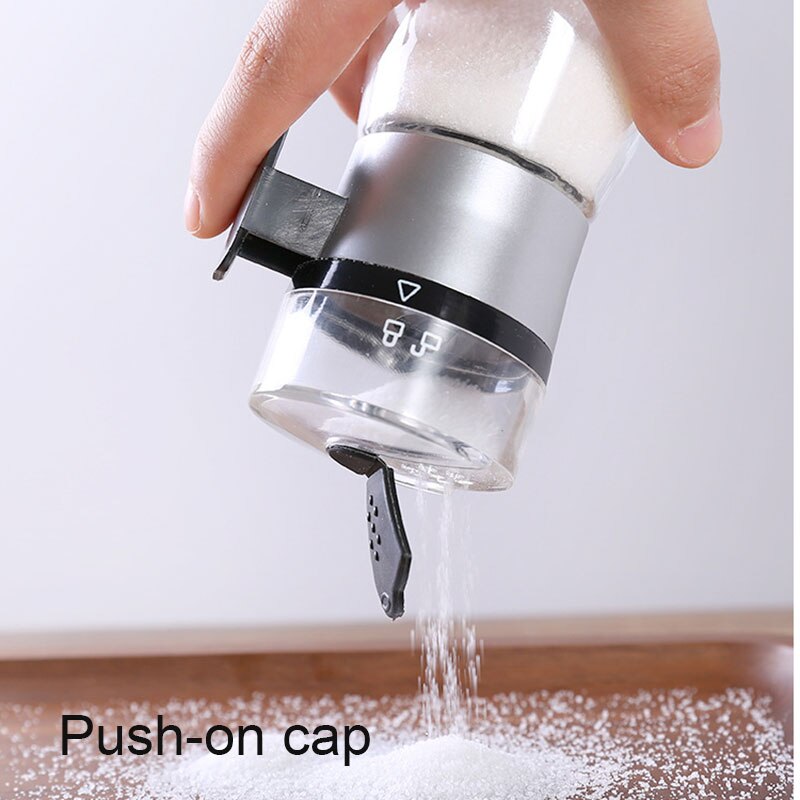 Moisture Proof Salt and Pepper Shakers Flip Top No Spill No Clog Condiments Holders Kitchen Tools & Gadgets 14X6.8X6cm LBS