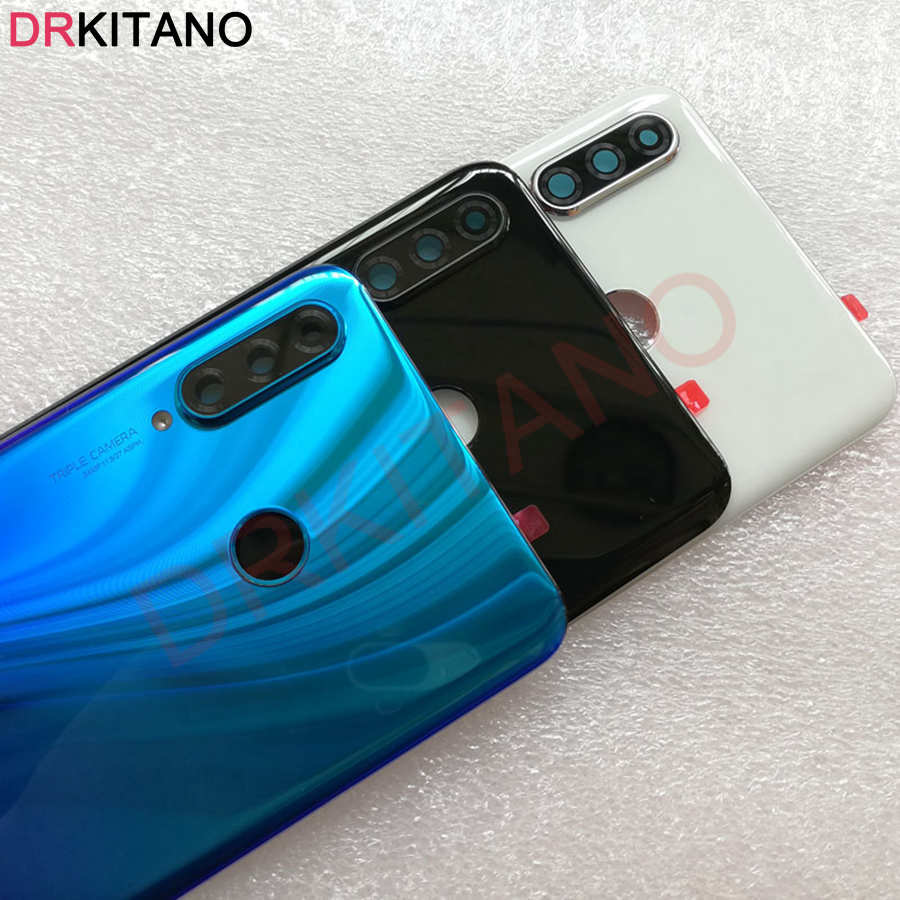 Original For Huawei P30 Lite Back Battery Cover Nova 4e Rear Glass Door Case For Huawei P30 Lite Battery Cover With Camera Lens