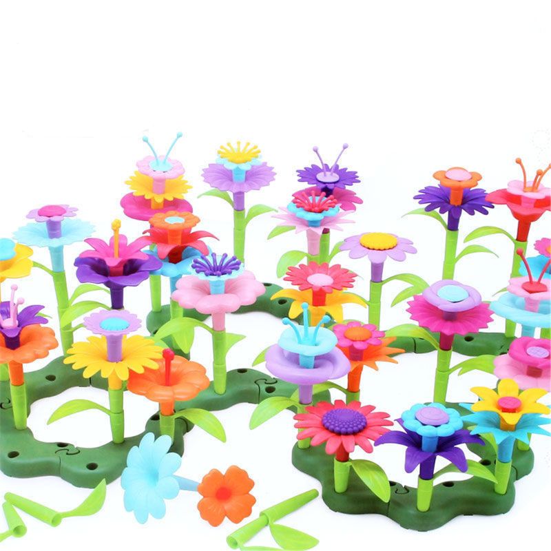Flower Garden Building Toys - Build a Bouquet Floral Arrangement Playset H37A