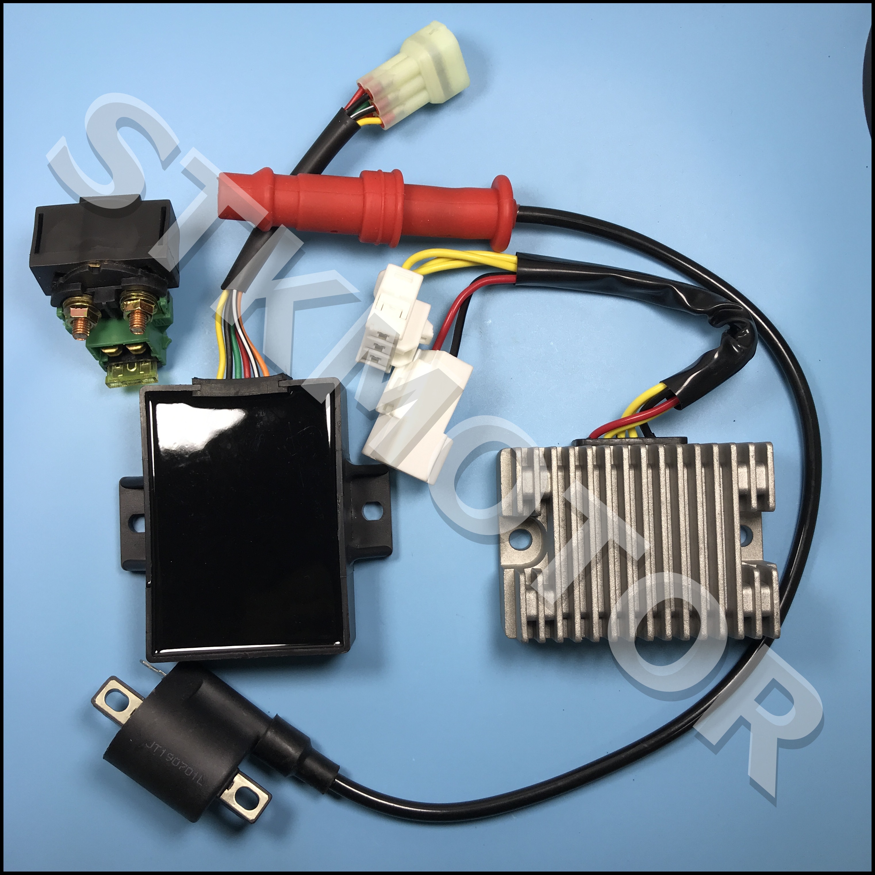 KAZUMA 500 500CC ATV Quad Electric Parts CDI Ignition Coil Relay Voltage Regulator