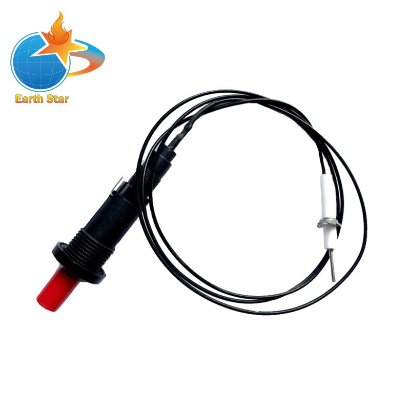One Piece of Piezo Spark Ignition set with cable 1000mm long Push button kitchen lighters