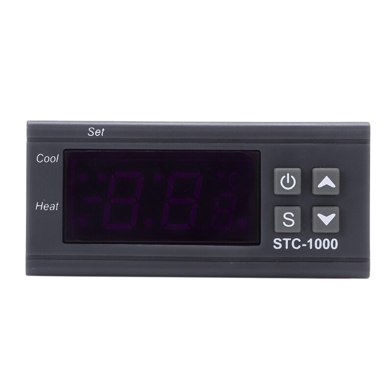 220V Digital STC-1000 Temperature Controller Thermostat Regulator+Sensor Probe