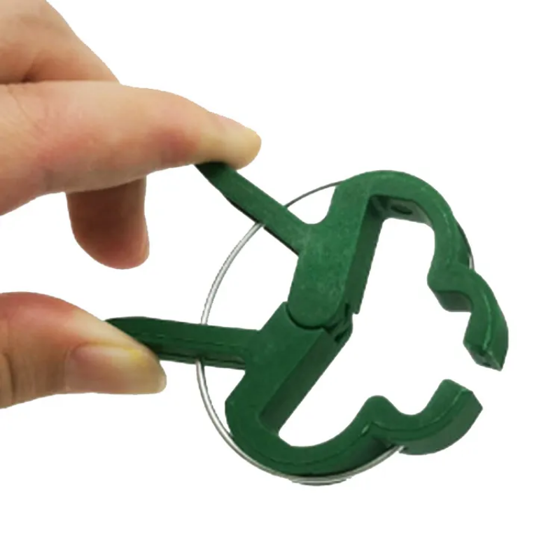 100PCS Plant Garden Clips 2 Sizes Planting Support Grippers Great for Flower Vine and Vegetable Lever Loop Clamp Holding Stems
