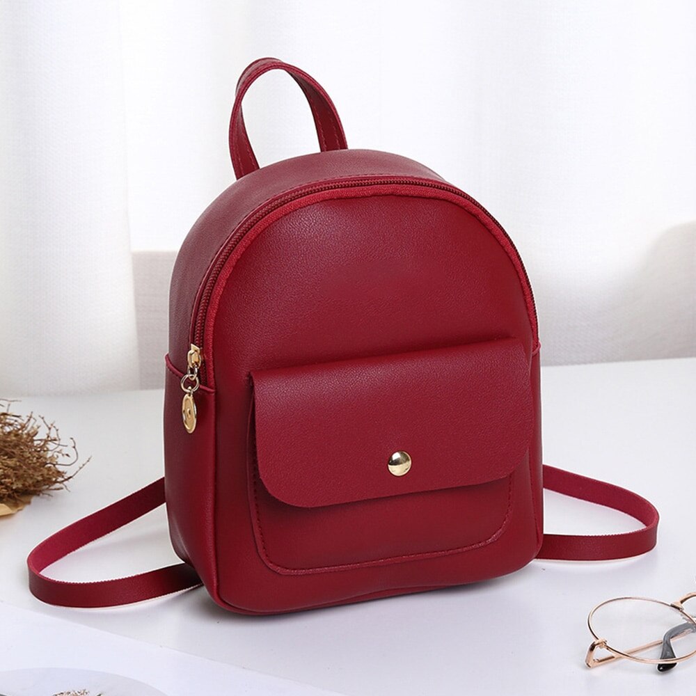 Women Mini Backpack Crossbody Bag For Teenager Girls Plaid Shoulder Phone Purse Korean Style Trendy Female Bagpack: Style2 05