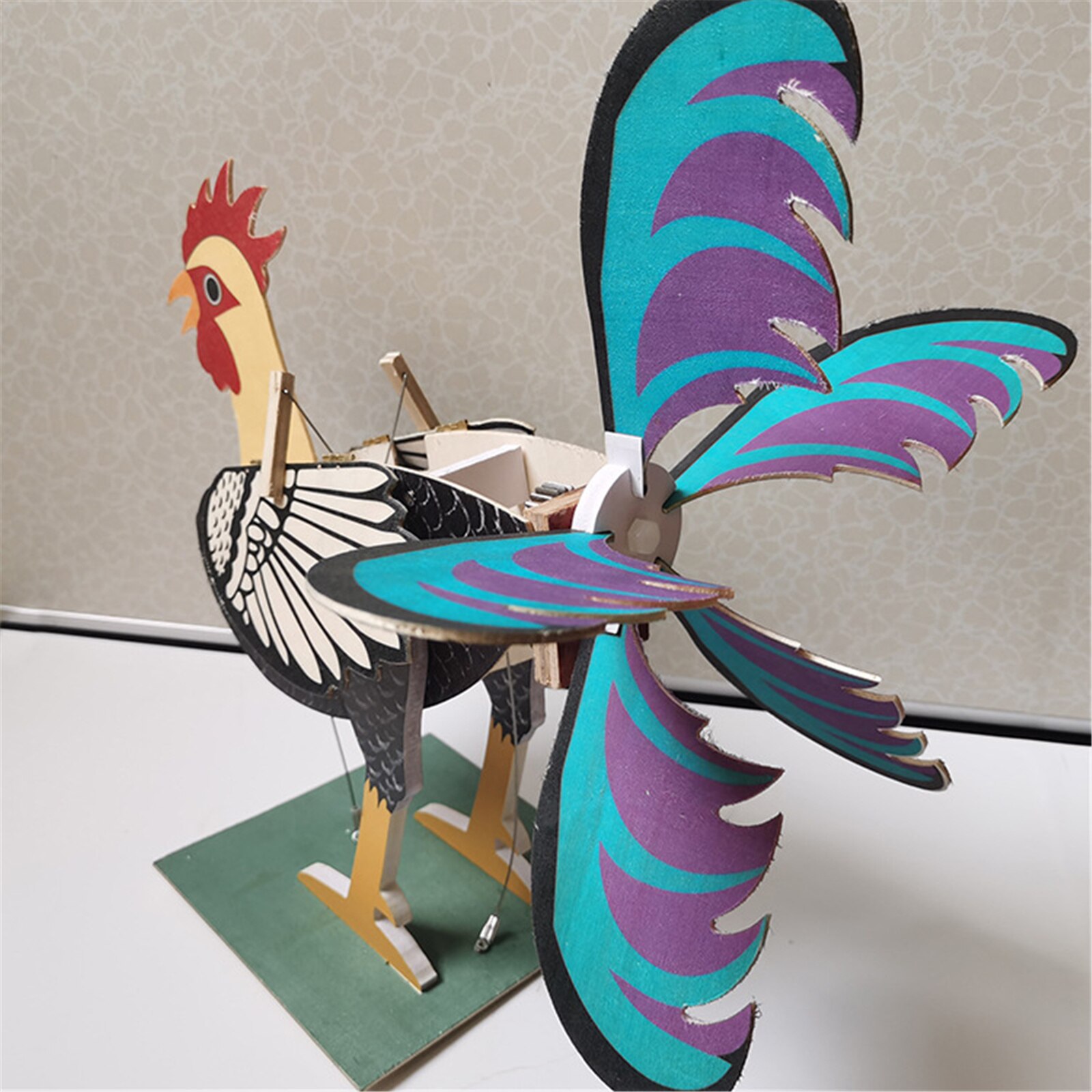 Rooster Windmill Garden Courtyard Farm Decor Yard Statue Vivid Sculpture Outdoor Decoration Father's Day grote windmolen