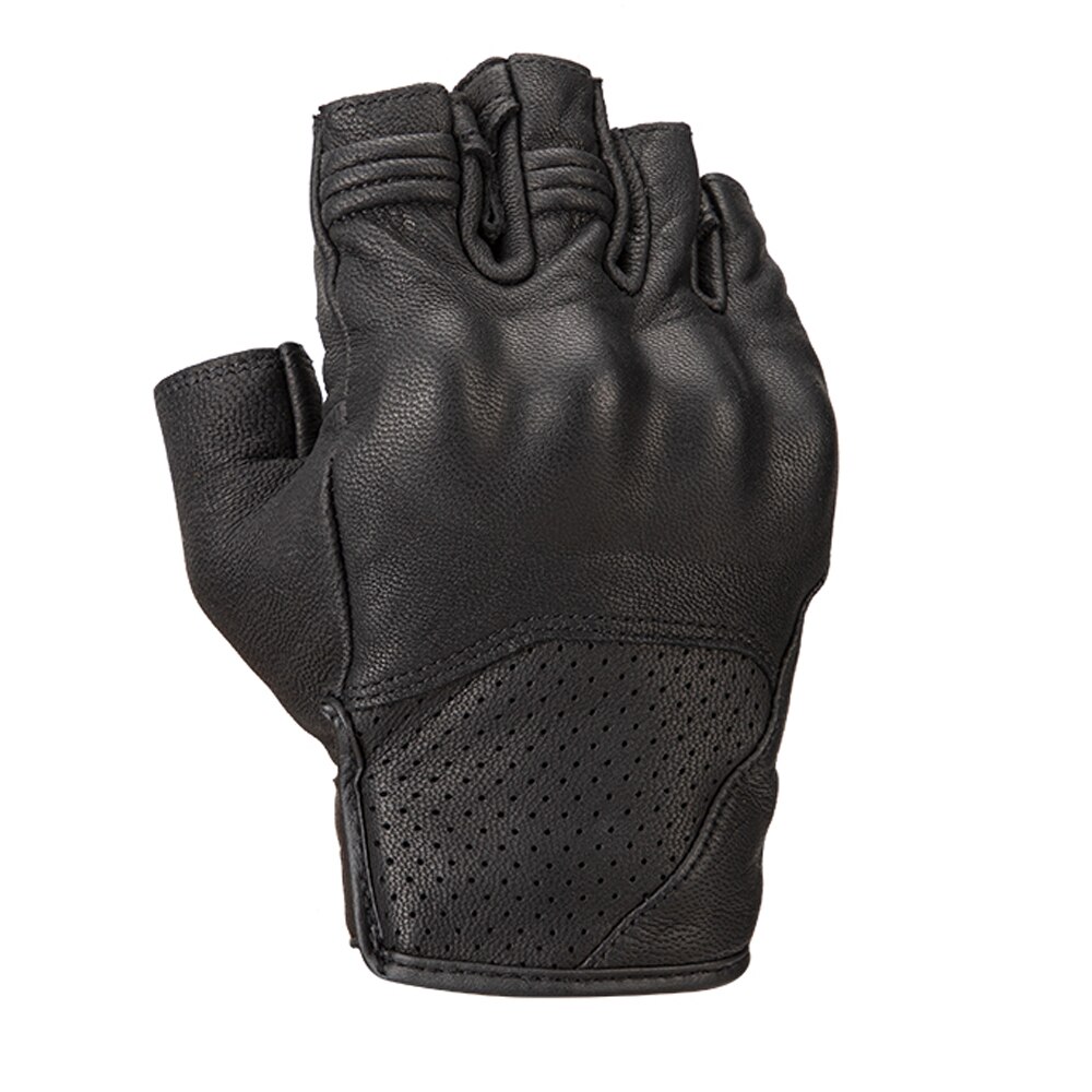 Motorcycle Leather Gloves Half Finger Gloves Non-slip Breathable Motorcycle Clothing Fingerless Gloves