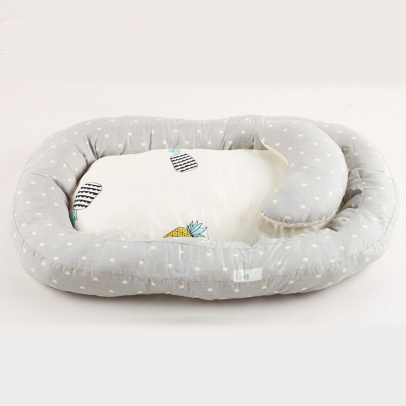 Baby Bed Portable Baby Lounger Newborn Crib Breathable Sleep