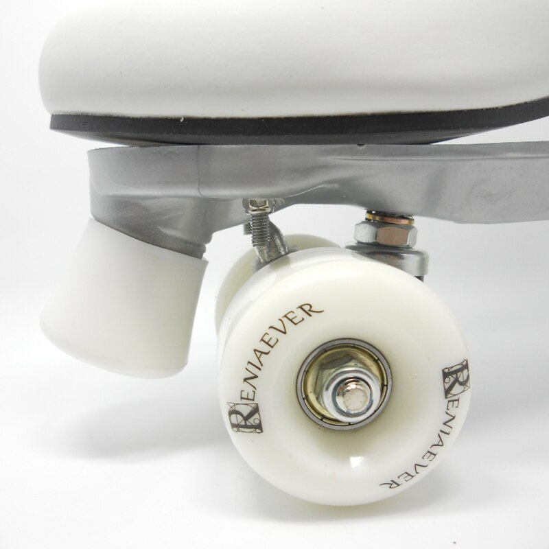 RENIAEVER 2 PCS Roller skates Toe Stop For outdoor Roller skateing Parts White