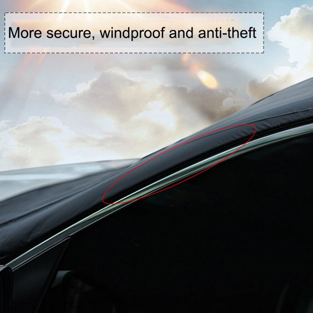 Magnetische Auto Auto Fenster Windschutzscheibe Schnee Abdeckung Eis Frost Haube Sonnenschirm Schutz