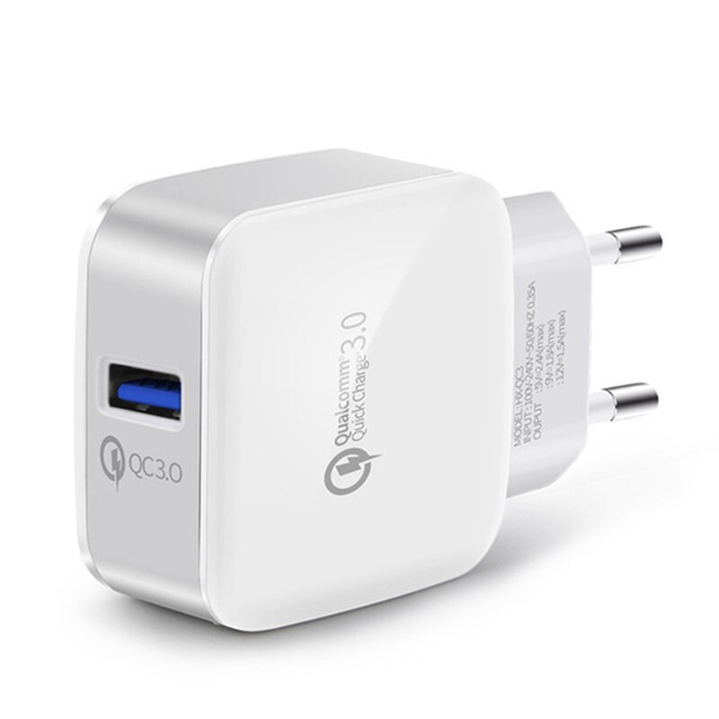 Quick Charge 3.0 USB Wall Charger For Samsung Galaxy S8 / S8+ / Note8, LG G6 / V30, HTC 10, iPhone Xs/XS Max/XR Fast Charing