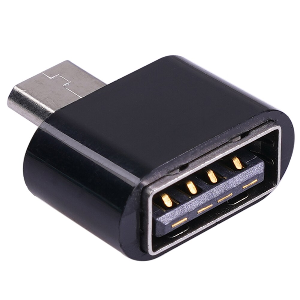 6 optionen: schwarz-weiß-abs-usb-konverter, micro-usb-kabeladapter, usb- 2.0 to- usb-otg-konverter für maus, tastatur und gaming-zubehör: Option 1