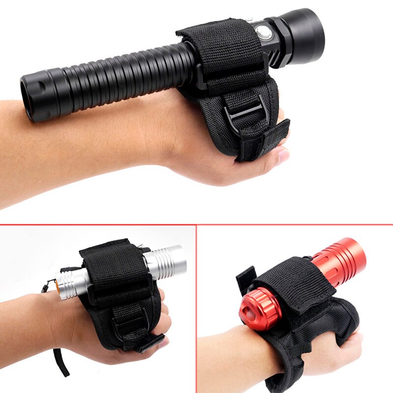 Main libre support gant pour plongée sous-marine plongée sous-marine Sports nautiques accessoires lampe de poche à LED en plein air