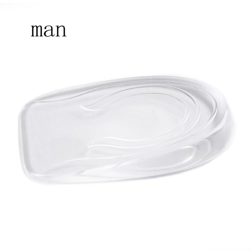 1 Pcs Unisex Heel Height Increase Insole Half Shoe Lift Insole Height Increase Insole Comfortable And Breathable: man / 3CM