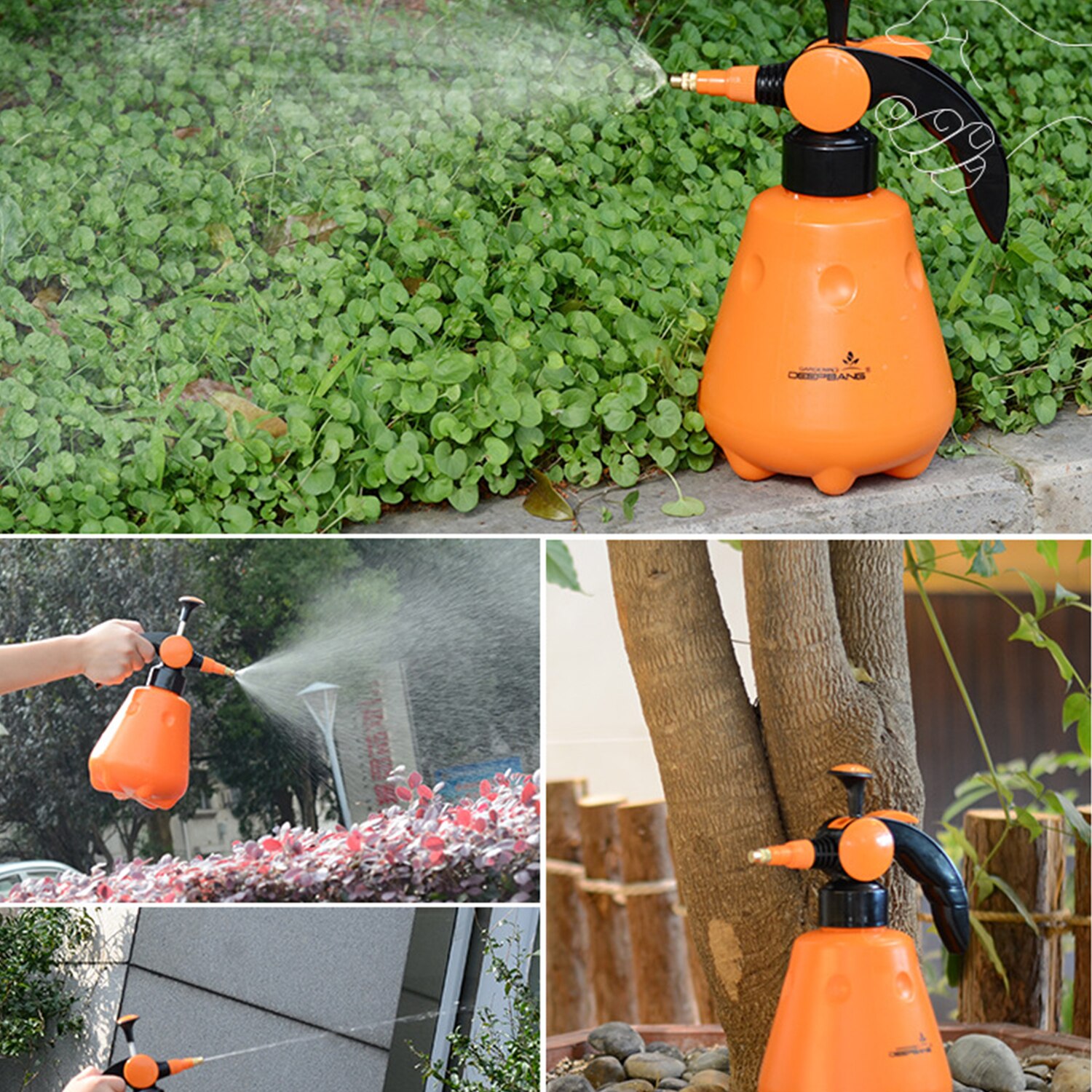 1L Garden Sprayer Pump Handheld Water Sprayers Pressurized Plant Water Mister Sprayer Lawn Mister Bottle for Watering Irrigation