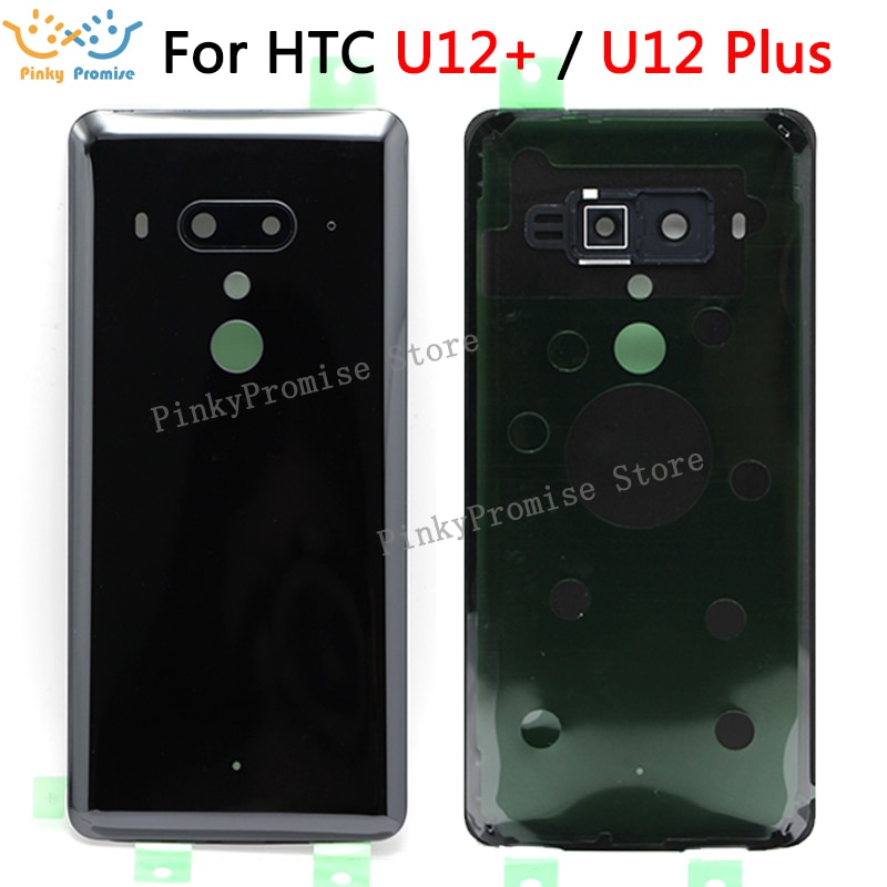 Glass Battery Cover For HTC U12 Plus Rear Housing Back Case With Camera Lens U12 Plus Replacement Part