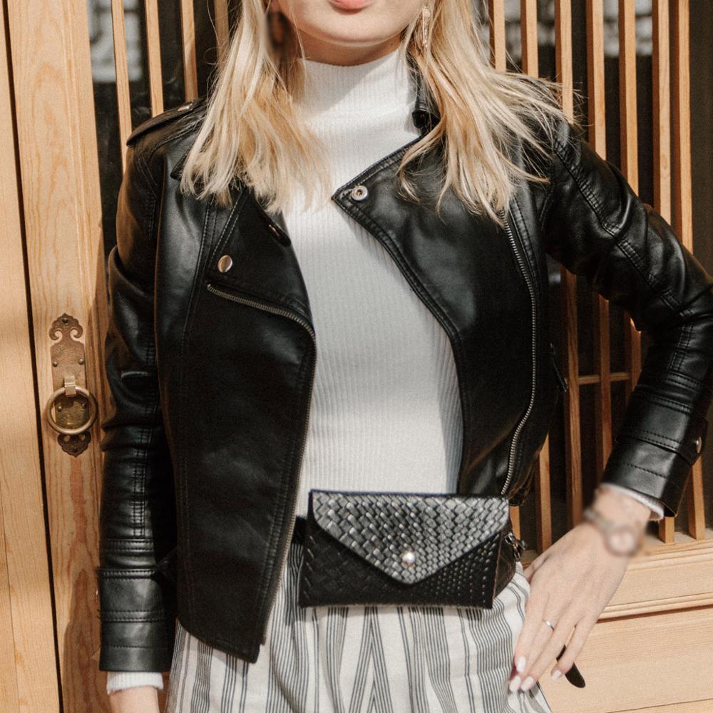 PU Leather Weaving Envelope Handbag Women Outdoor Hasp Solid Classic Messenger Bag Chest Bag Small Bags torebki damskie A40