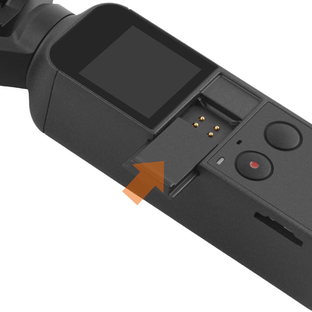 Gimbal tilbehør let installation håndholdt data interface dækning holdbart sort mini abs kamera beskyttende reserve til dji osmo lomme