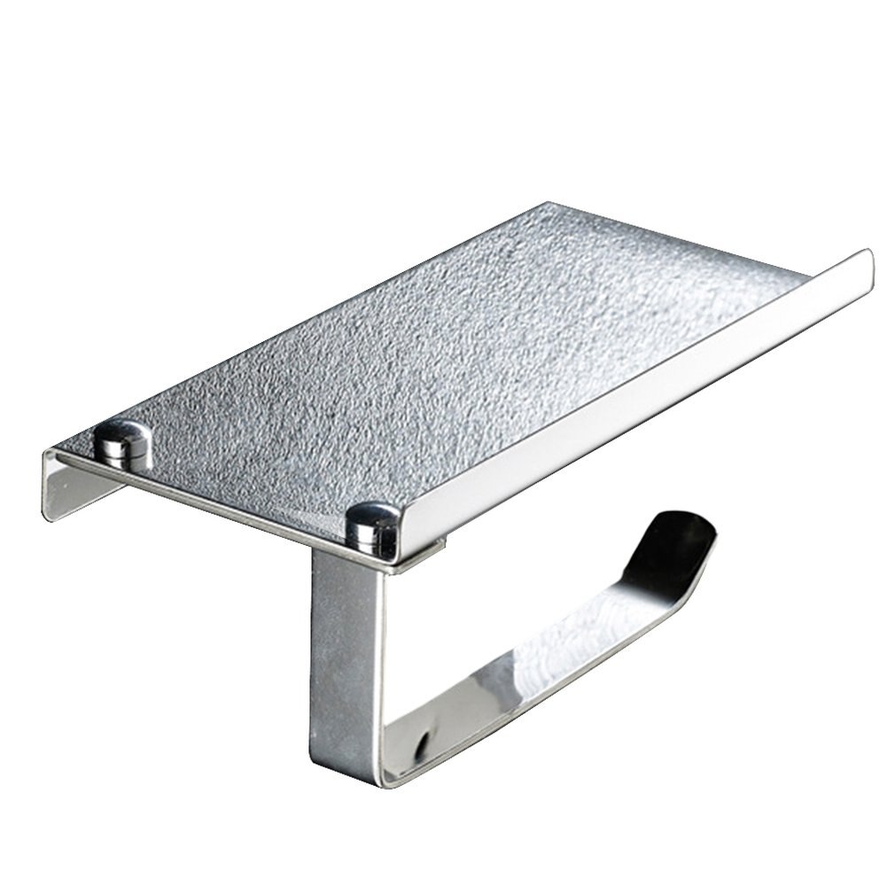 Hanging Paper Roll Holder Kitchen Towel Cupboard Door Rack Durable Stainless Steel Bathroom Toilet Paper Holder: Burgundy