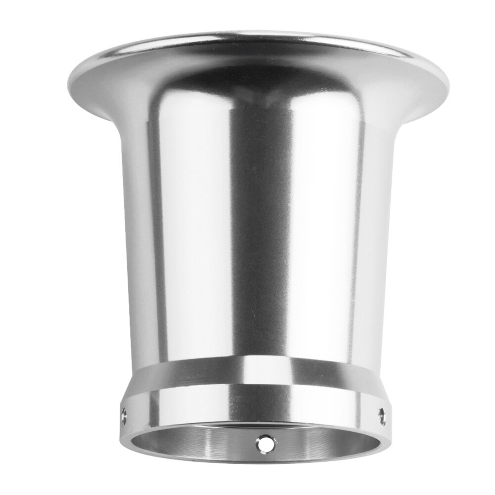 Air Filter Trumpet Velocity Stack Funnel Fit 50mm CNC Velocity Stack for PWK 21/24/26/28/30mm Carb Carburettor Intake Trumpet: Silver
