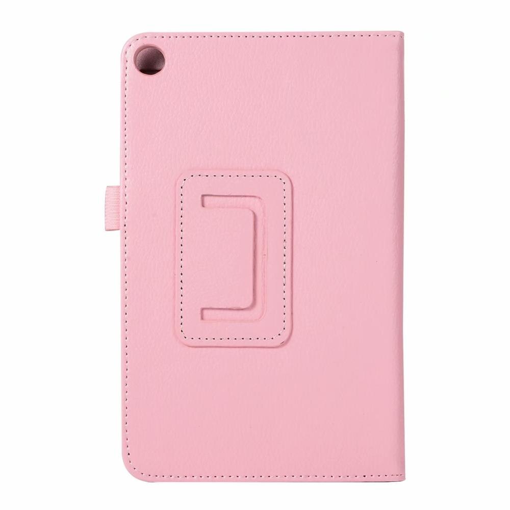 Fodral för lenovo tab  m7 tb-7305x tb -7305i tb -7305f smart cover funda för lenovo tab  m7 7.0 skyddande hopfällbara stativ skal: Rosa