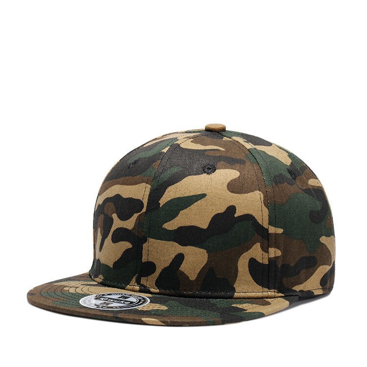 Sommer baseball kasketter mænd camouflage hip hop 5 panel snapback hat til kvinder touca gorras planas casquette chapeau 18 stile: W131