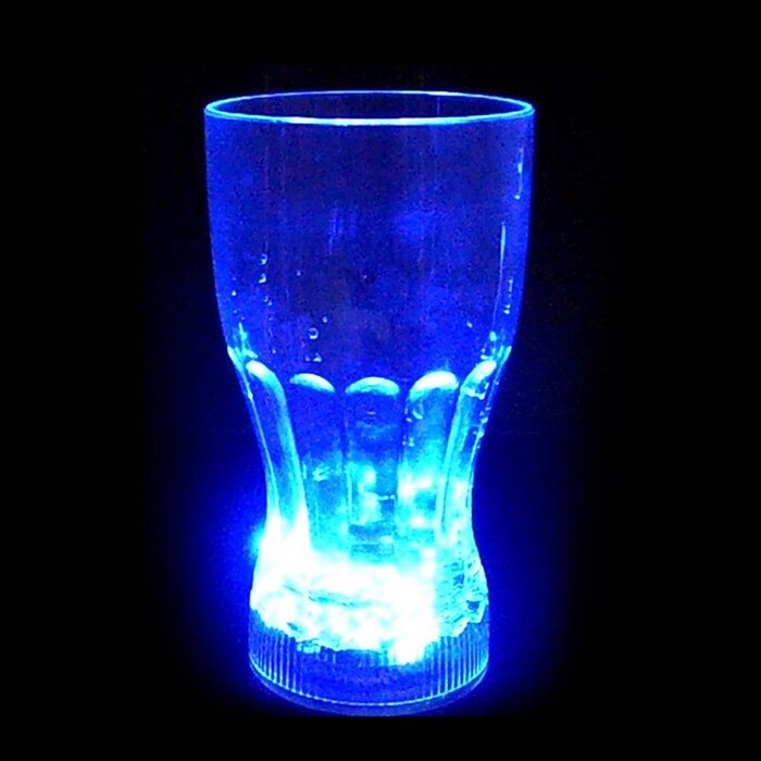 Colorful LED Beer Cup Flash Lights Drink Glass Bar KTV Night Club Decative Lamp