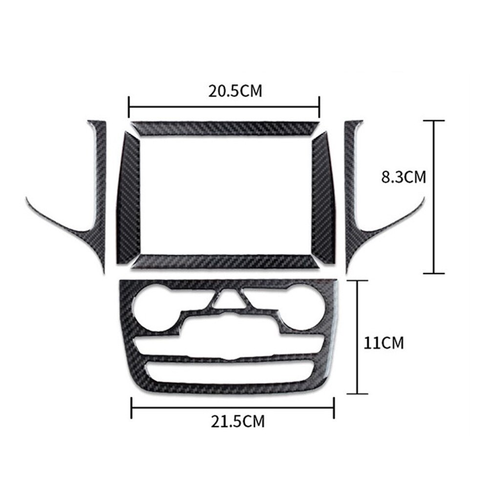 Voor Jeep Grand Cherokee -18 Trim Cover Panel Carbon Fiber Grote
