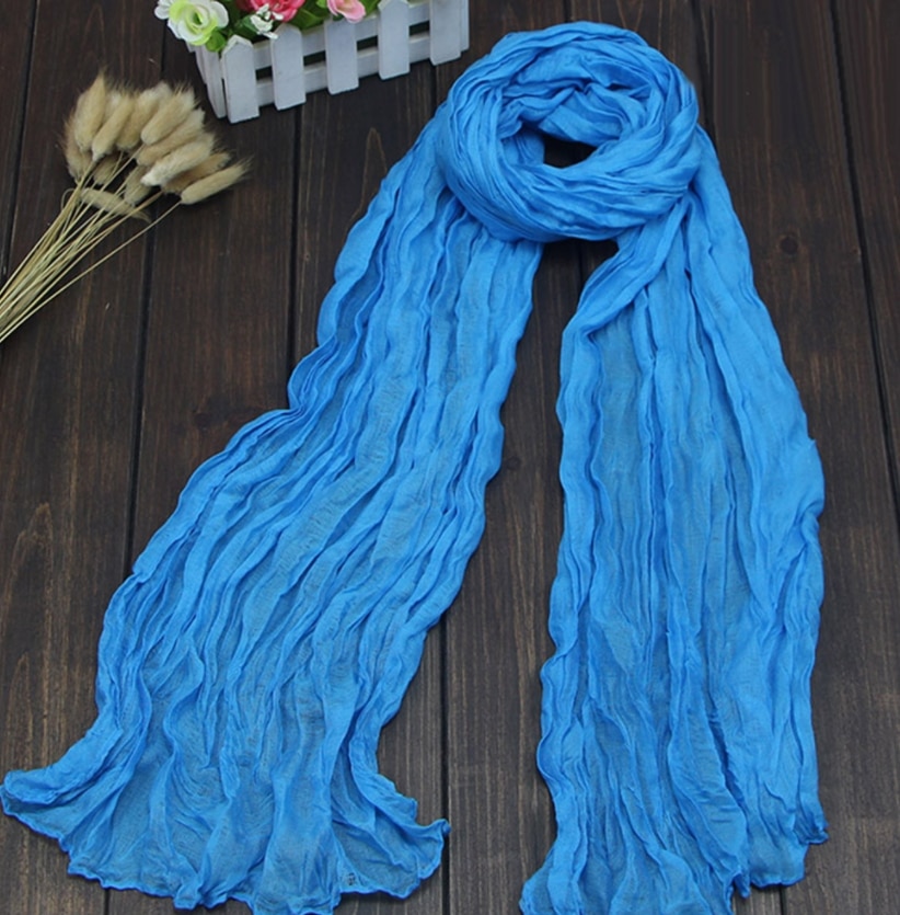 Women Solid Casual Long Wrap Women Scarf
