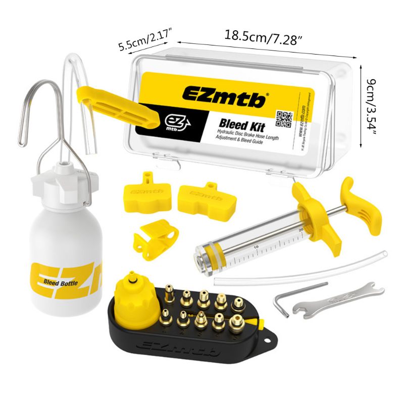 Standard Bleed Kit for SHIMANO Road Brakes with 60ml Oil - LLC