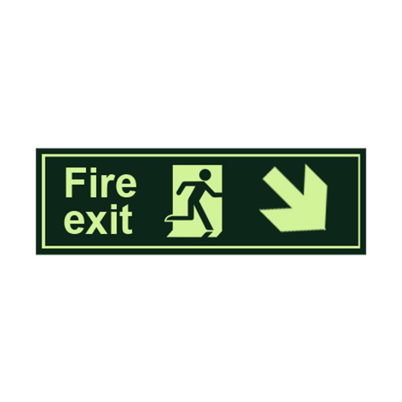 Warning Signs, Exit Signs, Luminous Exit Signs, Emergency Exit Signs At Intersections And Corridors: 06