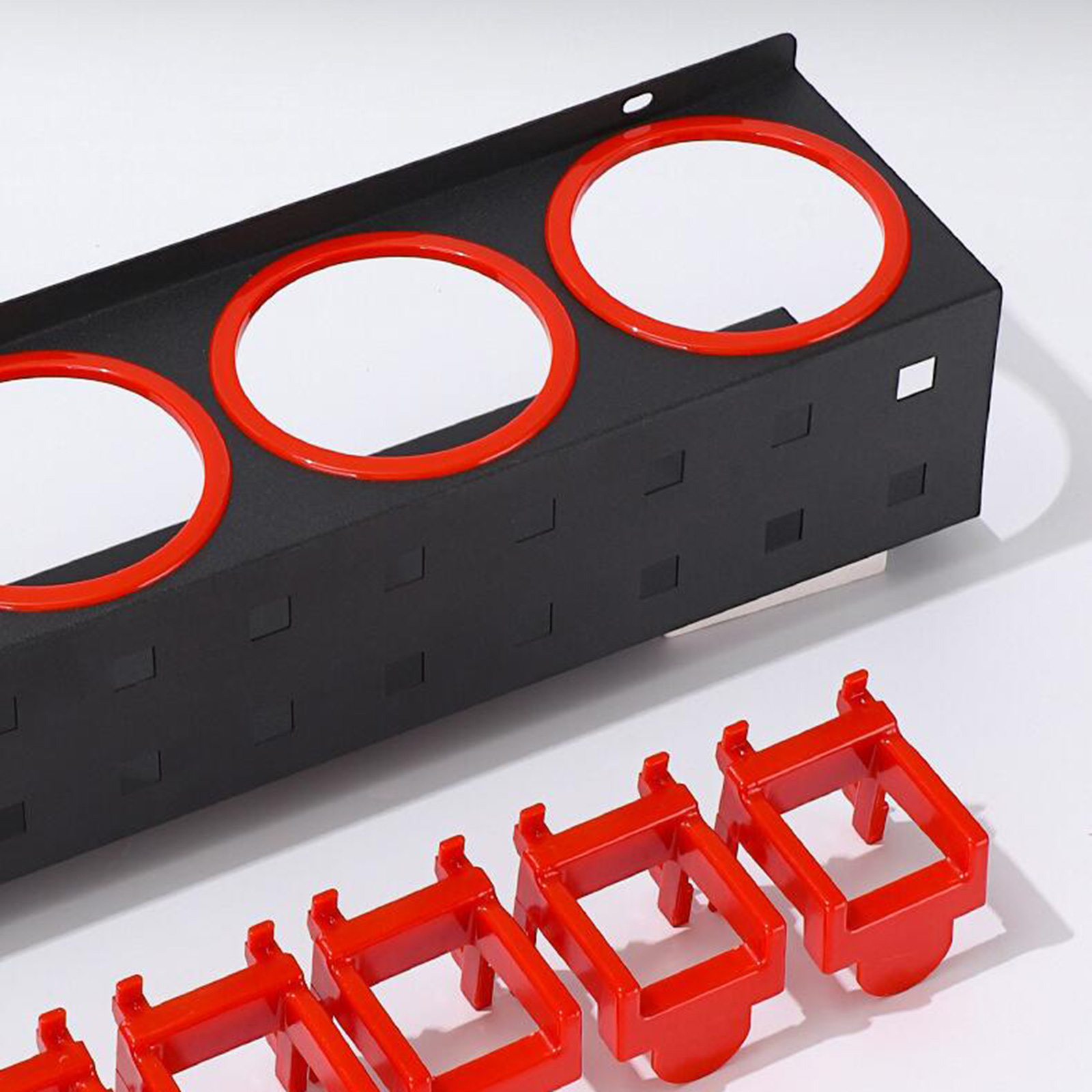 Spray Bottle Storage Rack Holder Bracket Wall Mounted bottle holder Display for Workplace Garage Organizer Car Wash Tool Rack