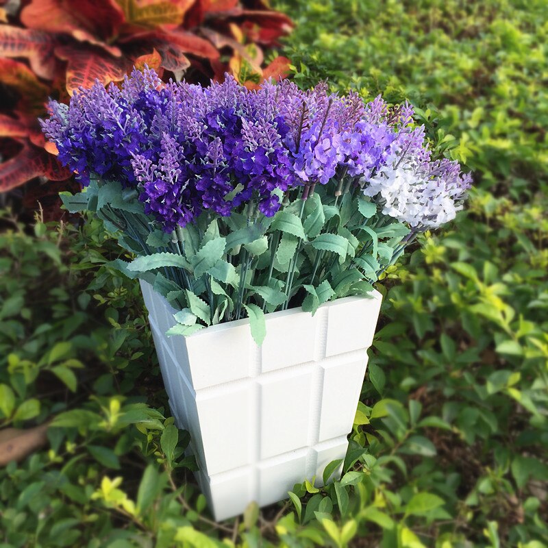 2Pcs Kunstbloemen Lavendel Zijde Goedkope Nep Bloemen Nep Planten voor Thuis Bruiloft Decoratie Indoor