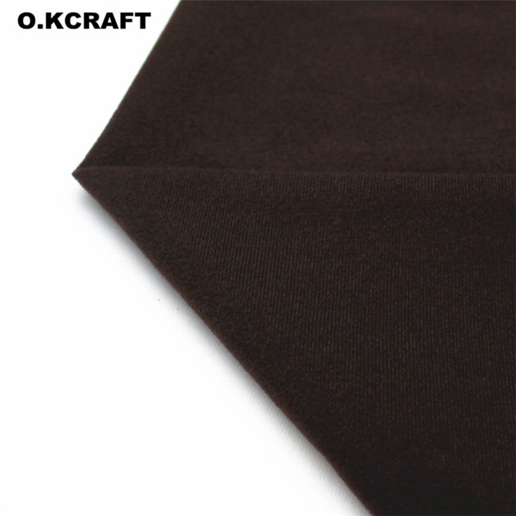 40x50 cm 30 Kleuren Goedkoopste Polyester Loop Fleece Stof Tricot Fluwelen Geborsteld Stoffen voor Patchwork Naaien Doll Gevulde speelgoed Doek: Brown Q0803