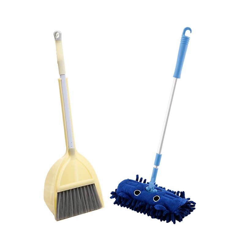 Children Kitchen Broom Pretend Play Toys Mops Floor Cleaning Miniature Play Do House Education Toy Cleaning Toy Set J75: A5