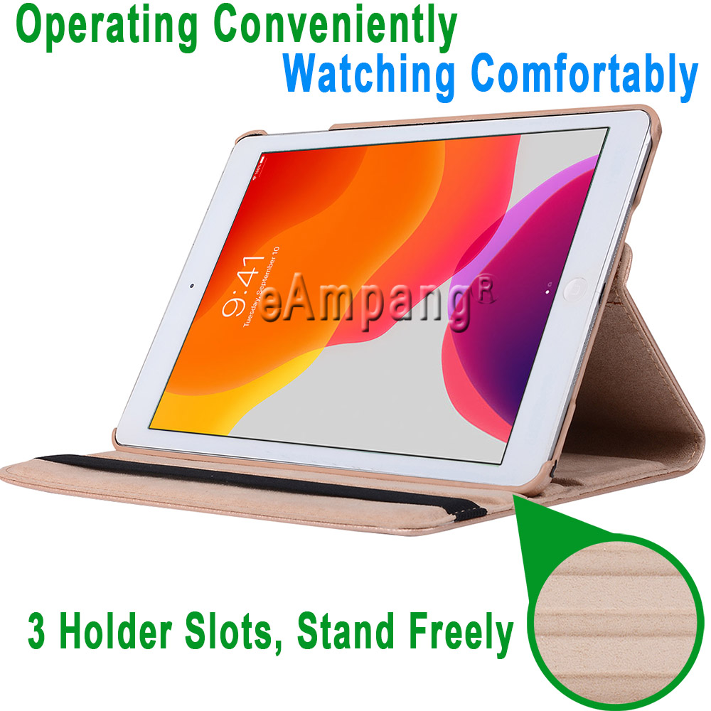 Case for Apple iPad 10.2 Case A2197 A2200 A2198 A2232 360 Degree Rotating Leather Smart Sleep Auto Awake Cover Funda Coque