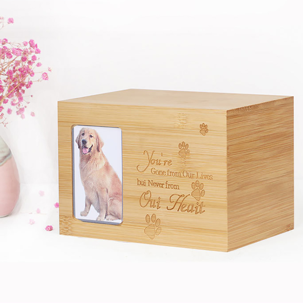 Keepsake Huisdier Urn Kleine As Grafsteen Case Fotolijst Hond Kat Opslag Gedenkteken Dier Bamboe Crematie Doos