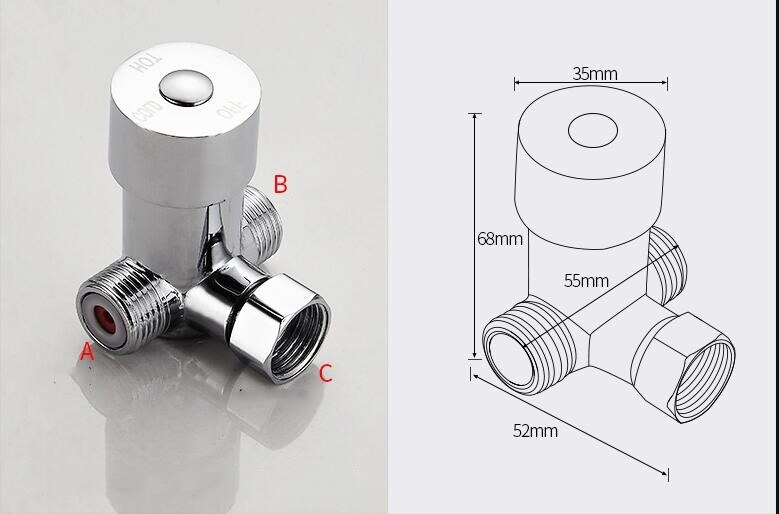 Faucet and cold water Cartridge mixer valve accessories bathroom faucet ceramic cartridge: White