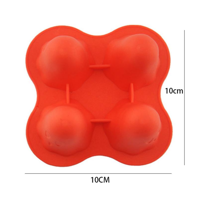 Multi-spor halloween spøkelse isbitform 3d -forms vinglass dekorasjon spøkelseisbrett terningform mini verktøy til hjemmet
