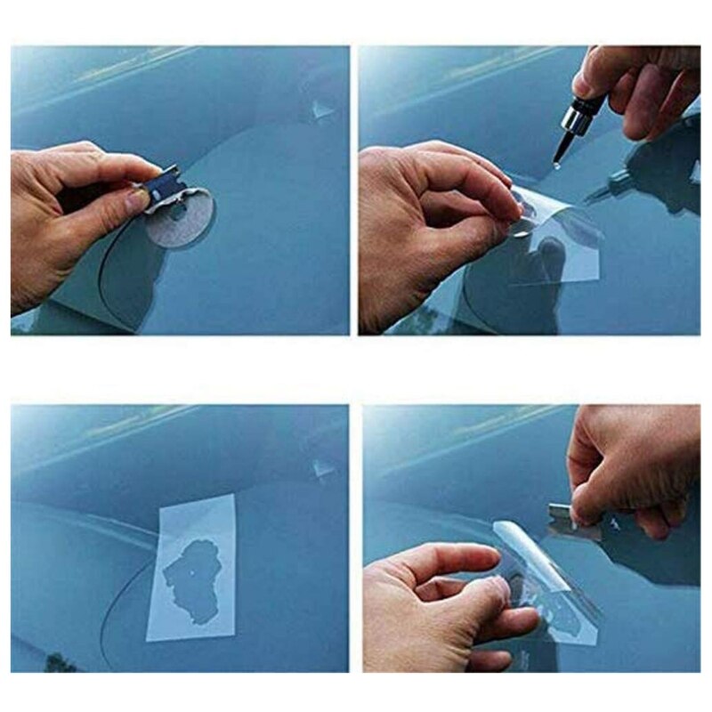 Car Windshield Repair Kit Auto Glass Crack Repair Tools with Repair Agent Y98C