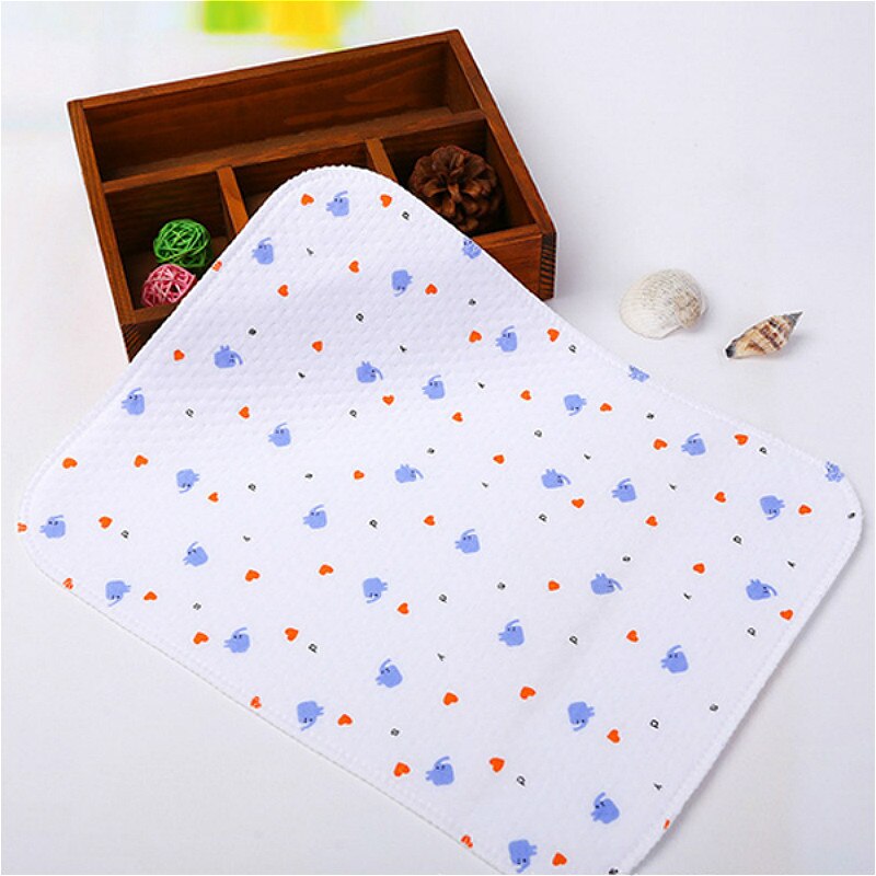 Bébé coton couche-culotte feuille Urine matelas à langer dessin animé réutilisable infantile literie Nappy Burp matelas matelas à langer soins de bébé