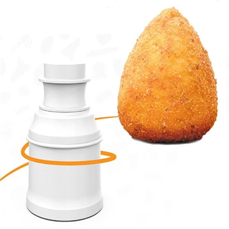 Arancini – moule à boulettes de riz, presse à faire soi-même, cuisine, boulettes de viande, outil à Sushi réutilisable, moule à Bento fait à la main: Pointed