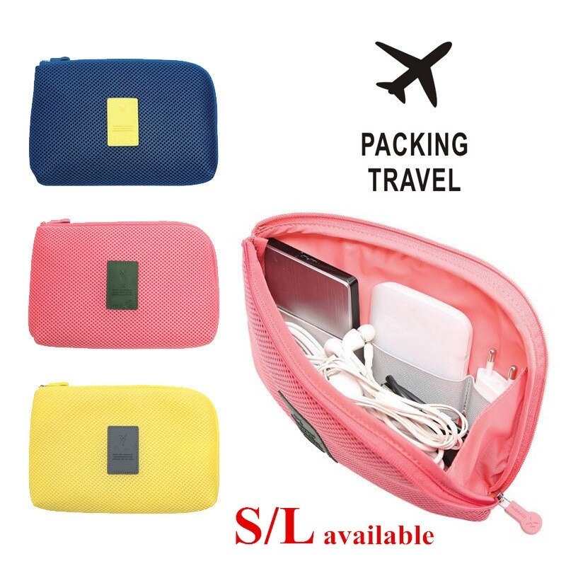Sac de rangement Portable Gadget numérique câble USB écouteurs stylo voyage sacs trousse de maquillage EDF88